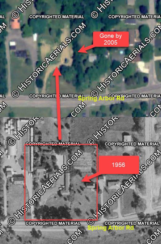 Arbor Hills Motel - Then Vs Now Comparison (newer photo)